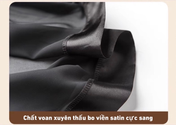 [2 in1] Set choàng kèm lingerie S322 gợi cảm quyến rũ ứng dụng cao tinh tế nữ tính Bralettehousevn