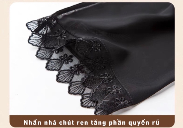 [2 in1] Set choàng kèm lingerie S322 gợi cảm quyến rũ ứng dụng cao tinh tế nữ tính Bralettehousevn