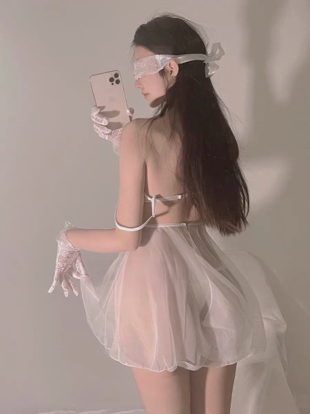 [𝗧𝗮̣̆𝗻𝗴 𝗸𝗲̀𝗺 𝗯𝗶̣𝘁 𝗺𝗮̆́𝘁🔥] S1822 CHALEE DRESS váy đầm ngủ nữ phối ren xuyên thấu gợi cảm sexy táo bạo Bralettehousevn