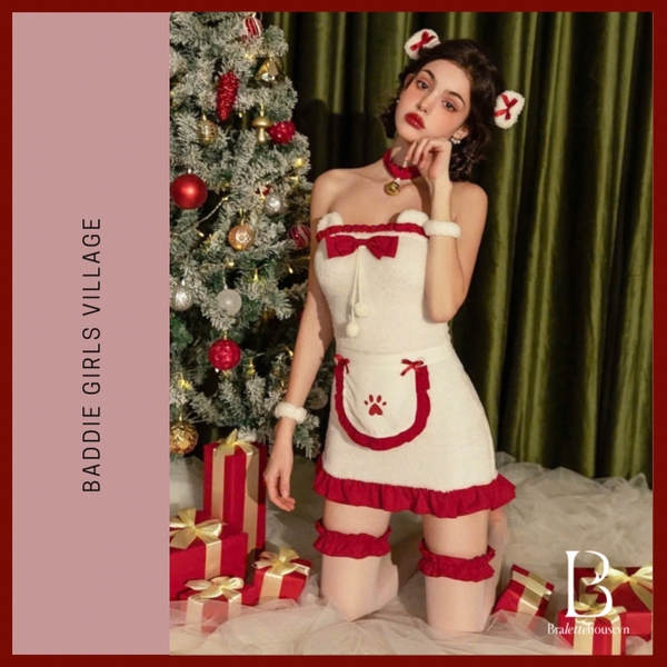 [KÈM NÓN VÀ VÒNG TAY] Snow Doll Set S2659 chất bông mềm mại không kèm quần