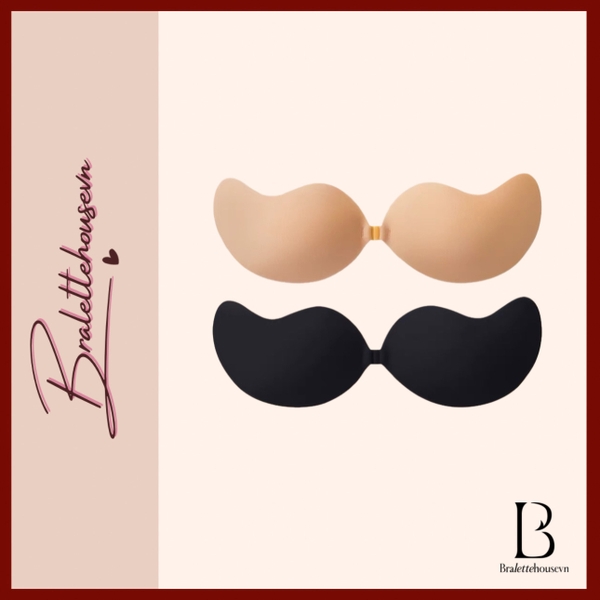 [HÀNG LOẠI 1] ÁO DÁNG ĐỊNH HÌNH VÀ GOM NÂNG NGỰC NỮ DÁNG NỬA CUP GÀI TRƯỚC ÁO DÁN QUẢ XOÀI PK1460 Braletteshousevn