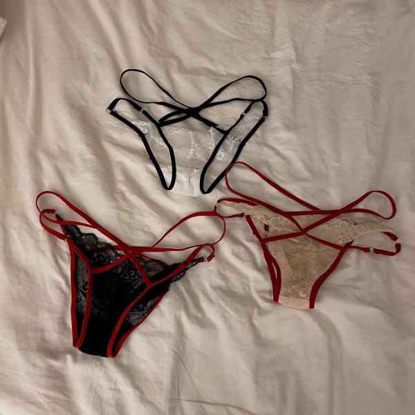 [CHE TÊN-🔥 TỐC] Quần lót ren 𝗤𝟮𝟬𝟵𝟮 𝗟𝗶𝗹𝗶𝘀𝘀 𝗣𝗮𝗻𝘁𝗶𝗲𝘀 mới lạ có dây phối màu quyến rũ Bralettehousevn