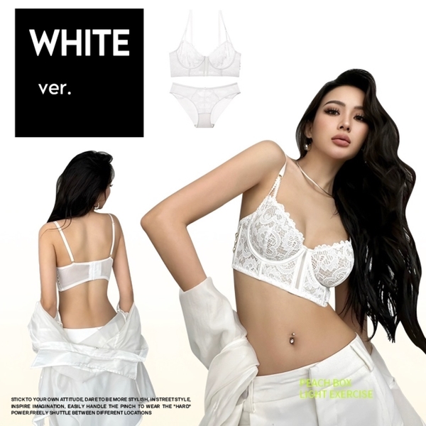 Sadie Set S2125 đồ lót nữ có gọng không mút ren cao cấp Bralettehousevn