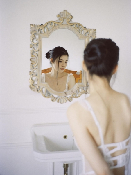 [HOT ITEM] Áo lót ren nữ có gọng không mút phong cách tiểu thư Corset Bra thiên thần Python có gọng Bralettehousevn