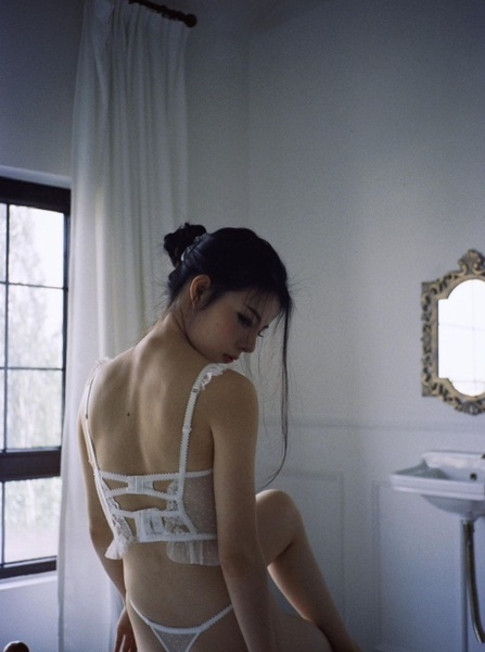 [HOT ITEM] Áo lót ren nữ có gọng không mút phong cách tiểu thư Corset Bra thiên thần Python có gọng Bralettehousevn