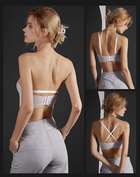 [🔥SIÊU NÂNG🔥] S2178 Rating Bra Áo lót nữ không gọng mút dày phối ren Bralettehousevn