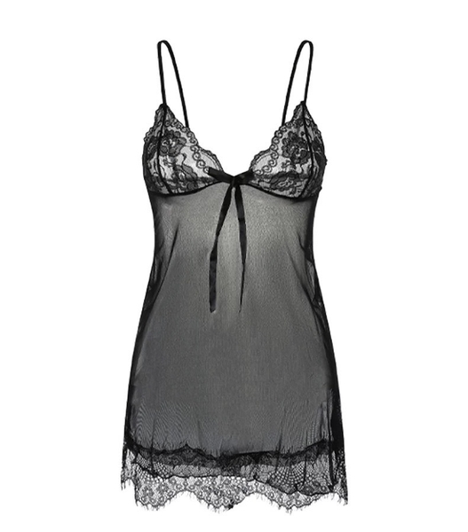 (Kèm váy ngủ) Bộ choàng ngủ voan kèm váy 𝐒𝟏𝟗𝟒𝟎 Ansia Set chất voan xuyên thấu cao cấp gợi cảm quyến rũ Bralettehousevn