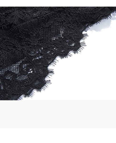 [HOT ITEMS] VÁY VOAN NGỦ NỮ KHOÉT LƯNG GỢI CẢM DÁNG XÒE PHỐI KÈM REN RUBATO DRESS S1178 Bralettehousevn