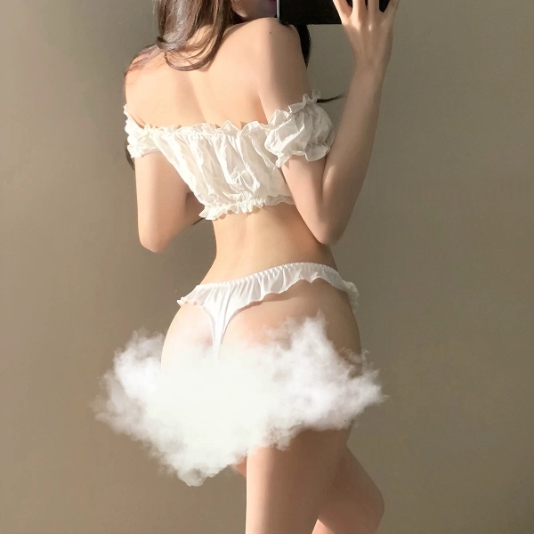 [CHE TÊN - 🔥TỐC] Quần lót nữ dễ thương Q2180 Kitty Thong chất satin lọt khe Bralettehousevn