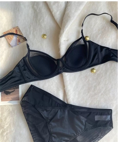 Bộ đồ lót satin Samantha Set có gọng thoải mái mềm mại mút mỏng cao cấp Bralettehousevn