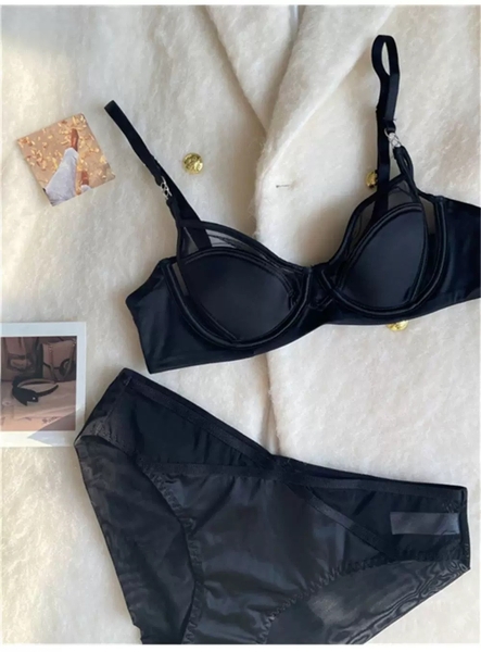 Bộ đồ lót satin Samantha Set có gọng thoải mái mềm mại mút mỏng cao cấp Bralettehousevn