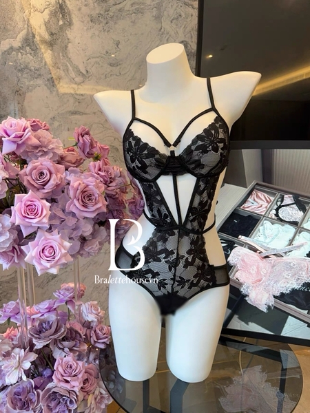 Bộ đồ liền thân nữ ren Mia Bodysuit gợi cảm táo bạo Bralettehousevn