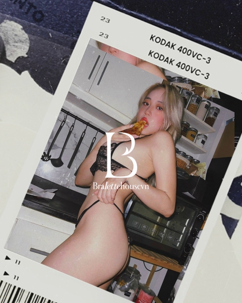 SET ĐỒ LÓT NỮ TEIKE SET S1492  DÂY MẢNH REN CUT OUT NGỰC TÁO BẠO HỞ ĐÁY QUYẾN RŨ Braletteshousevn