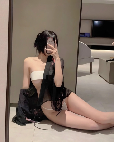 [ẢNH THẬT] Set váy ngủ S1845 Fly Yukata kèm phụ kiện và đai Bralettehousevn