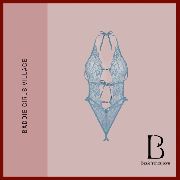 [𝐂𝐡𝐞 𝐭𝐞̂𝐧-🔥𝐡𝐨𝐚̉ 𝐭𝐨̂́𝐜] Bộ đồ liền thân S2086 RIZE BODYSUIT ren xuyên thấu Bralettehousevn