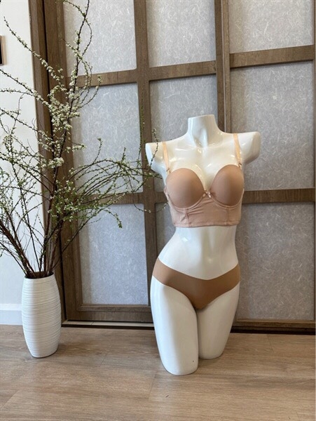 (CHE TÊN)Áo lót nữ 𝐒𝟐𝟎𝟒𝟑 𝐂𝐎𝐑𝐒𝐄𝐓 𝐁𝐀𝐒𝐈𝐂 có gọng có mút trơn Bralettehousevn