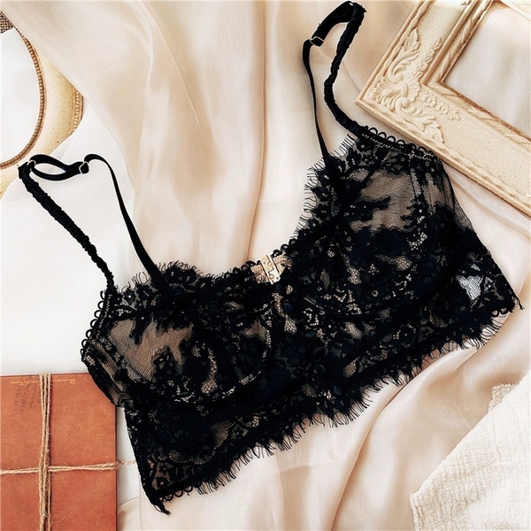 [Che tên - 🔥 tốc] áo lót nữ toplette 𝗦𝟭𝟭𝟵𝟬 𝗛𝗔𝗠𝗜 𝗕𝗥𝗔𝗟𝗘𝗧𝗧𝗘 phối ren không mút cao cấp Bralettehou