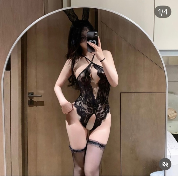 Bộ đồ liền thân nữ ren Zena Bodysuit S2142 phối ngọc ở lưng gợi cảm khoét đáy Bralettehousevn