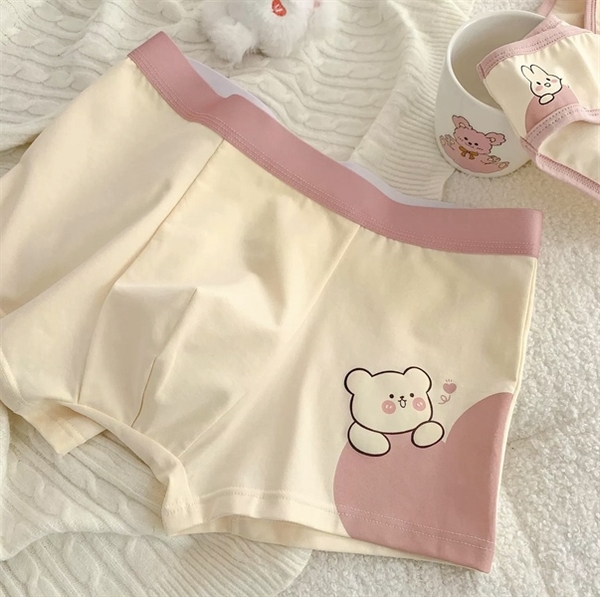 [💓COUPLE] Quần lót nam nữ cặp đôi tình yêu hoạt hình dễ thương cute thoáng mát thoải mái đáng yêu Bralettehousevn