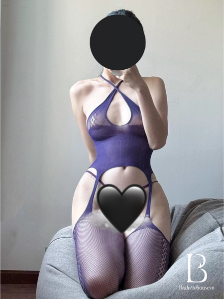 [HOISERY] Tất vớ body Taro Bodystock PK2538 cut out dáng yếm Braletehousevn