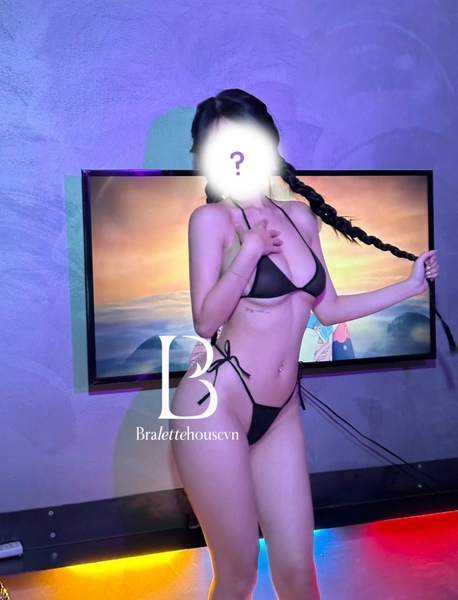 [Che tên - Hoả ] BỘ BRALETTE NỮ TRANSPARENT SET S1403 DÂY MẢNH XUYÊN THẤU KÈM QUẦN LỌT KHE DẠNG CỘT DÂY Bralettehousevn