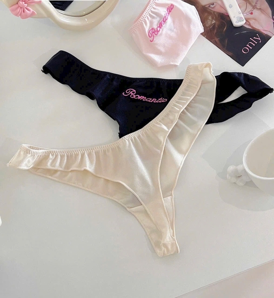 [CHE TÊN - 🔥TỐC] Quần lót nữ lọt khe Q2179 Romantic Angel Thong co giãn siêu tốt Bralettehousevn