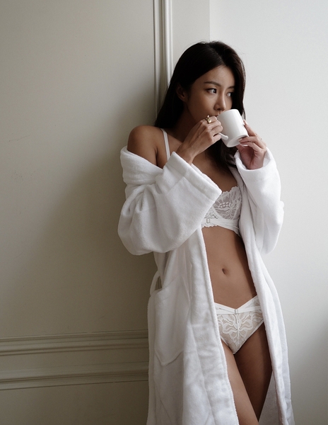 Bộ đồ lót ren có gọng bralette MANDY SET S1230 cao cấp không mút đệm nữ tính gợi cảm Bralettehousevn