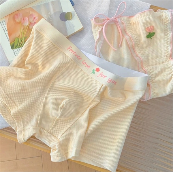 [💓COUPLE] Quần lót nam nữ cặp đôi tình yêu hoạt hình dễ thương cute thoáng mát thoải mái đáng yêu Bralettehousevn