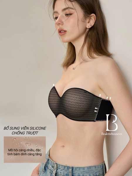 Áo lót Plush Bra S2701 cúp quây thế hệ mới nâng 3D cao cấp Bralettehousevn