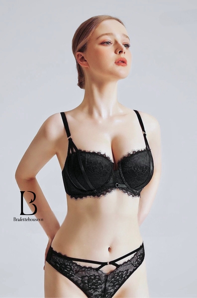 Bộ đồ lót ren push up Nyny Set S2343 có gọng mút hỗ trợ nâng đỡ vòng 1 gợi cảm cao cấp loại 1 Bralettehousevn