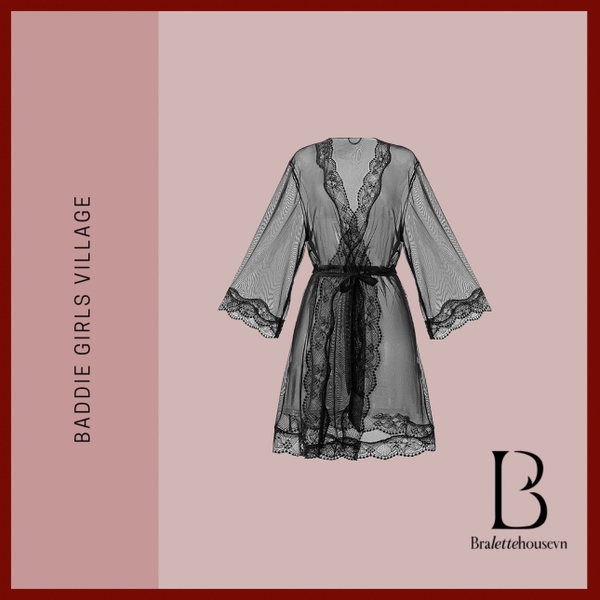 Đầm váy ngủ xuyên thấu cao cấp Chalelo Dress S2550 xẻ tà phối ren tinh tế nữ tính gợi cảm 𝘉𝘳𝘢𝘭𝘦𝘵𝘵𝘦𝘩𝘰𝘶𝘴𝘦𝘷𝘯