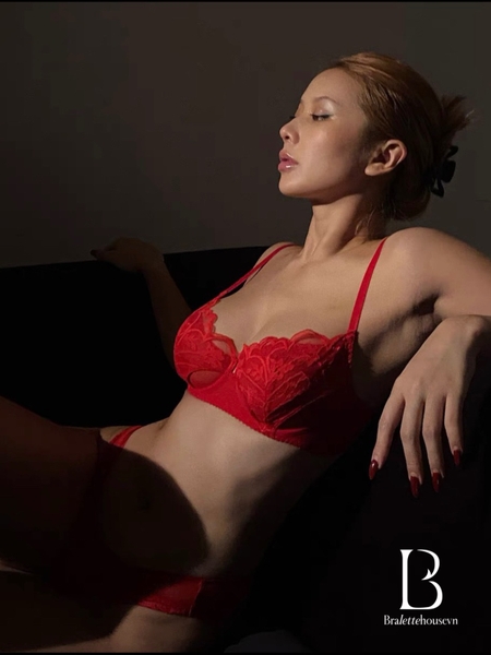 Set áo lót ren Mira Set S1099 nữ có gọng không mút cao cấp gợi cảm quyến rũ Bralettehousevn
