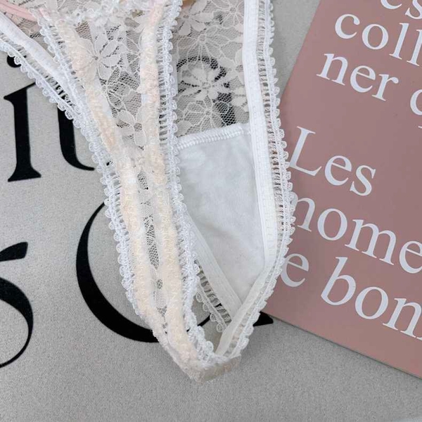 [CHE TÊN - HOẢ TỐC] Quần lọt khe Q2171 Itona Thong ren có nơ Bralettehousevn