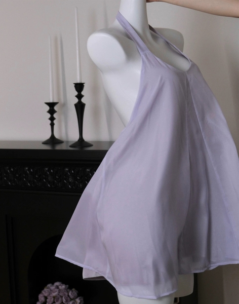 Đầm váy ngủ nữ satin cao cấp Katy Dress S2614 form suông cổ tim thoải mái có chun nữ tính đơn giản cao cấp Bralettehousevn