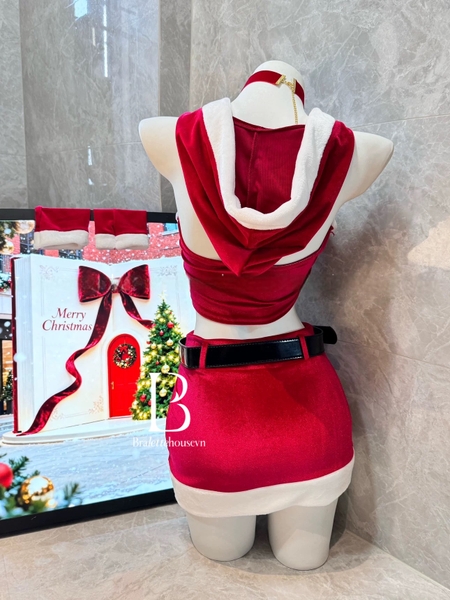 [KÈM NÓN + dây nịt] Lovely Santa Set
