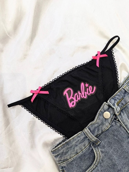 Quần lót nữ cotton Arbie Panties Q2248 in chữ phối dây thấm hút tốt Bralettehousevn