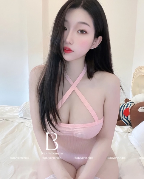[SUMMER] Bộ đồ liền thân thun gân Cynosure Bodysuit S1995 cổ yếm gợi cảm tôn da trẻ trung Bralettehousevn