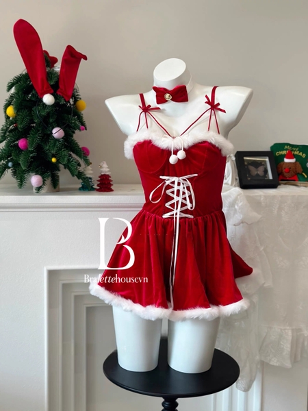 [KÈM CÀI + CHOKER] Boby Bunny Set S2663