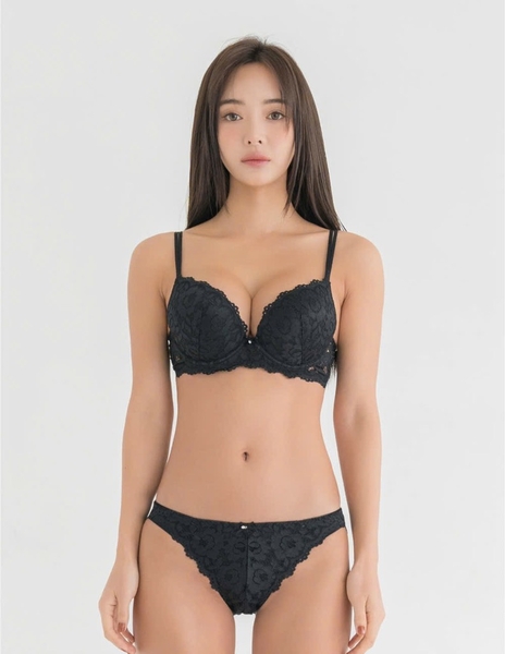 Bộ đồ lót ren nữ  Huray Set S2360 push up gợi cảm có gọng mút nâng ngực diện áo dài Bralettehousevn
