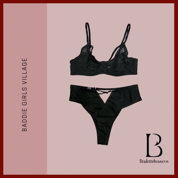 Bộ đồ lót Chere Set S2637 có gọng không mút xuyên thấu gợi cảm Bralettehousevn