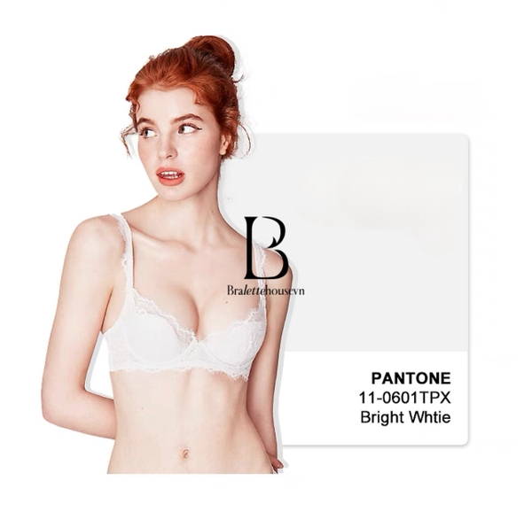 Set áo ngực nữ có gọng và mút mỏng chất ren phối thun lưới mềm mại Wonder set S1630 Braletteshousevn