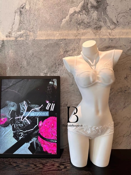 [Che tên] S1930 Migi Set đồ lót bralette nữ ren mỏng cột dây kèm quần gợi cảm táo bạo quyến rũ Bralettehousevn