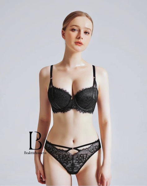 Bộ đồ lót ren push up Nyny Set S2343 có gọng mút hỗ trợ nâng đỡ vòng 1 gợi cảm cao cấp loại 1 Bralettehousevn