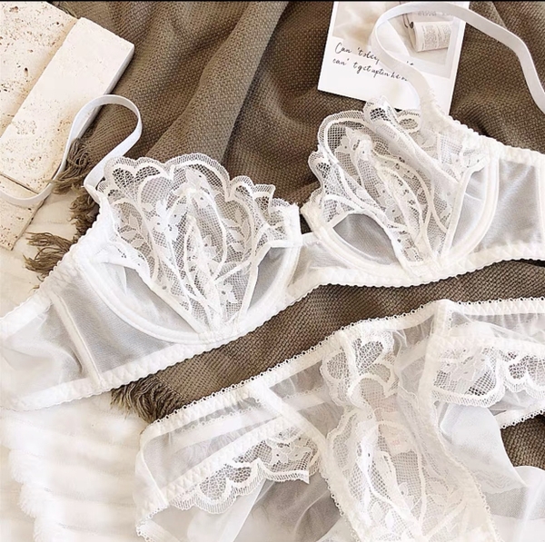 Set áo lót ren Mira Set S1099 nữ có gọng không mút cao cấp gợi cảm quyến rũ Bralettehousevn