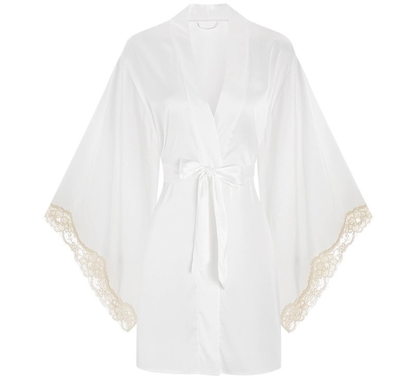 [𝐂𝐡𝐞 𝐭𝐞̂𝐧 -🔥𝐭𝐨̂́𝐜] S1975 Choàng ngủ nữ lụa satin phối ren sang chảnh cao cấp Bralettehous Choàng Tequila