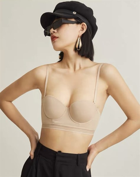 ÁO NGỰC NỮ CÚP QUÂY LAZA BRA S1523 NGANG CÓ GỌNG KÈM ĐỆM LÓT MÚT CÓ THỂ THÁO DÂY Braletteshousevn