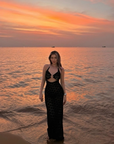 Đầm váy nữ Juhi Dress S2088 dáng dài ôm sát quyến rũ du lịch Bralettehousevn