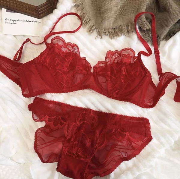 Set áo lót ren Mira Set S1099 nữ có gọng không mút cao cấp gợi cảm quyến rũ Bralettehousevn