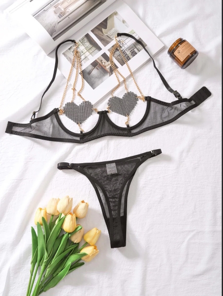 Bộ đồ lót nữ lấp lánh Tanya Set S2115 gợi cảm quyến rũ cao cấp Bralettehousevn