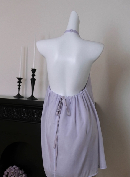 Đầm váy ngủ nữ satin cao cấp Katy Dress S2614 form suông cổ tim thoải mái có chun nữ tính đơn giản cao cấp Bralettehousevn